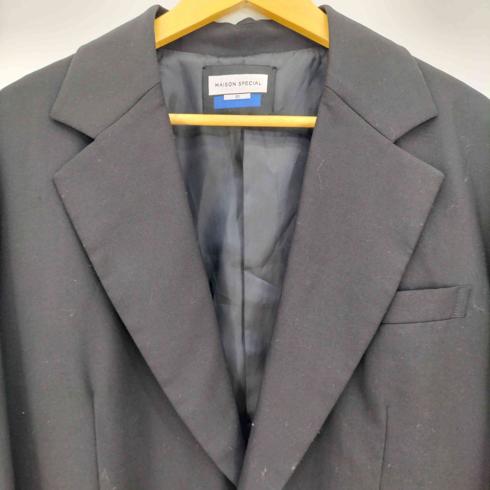 メゾンスペシャル MAISON SPECIAL 22aw CORDURA WOOL 金ボタン 2B 