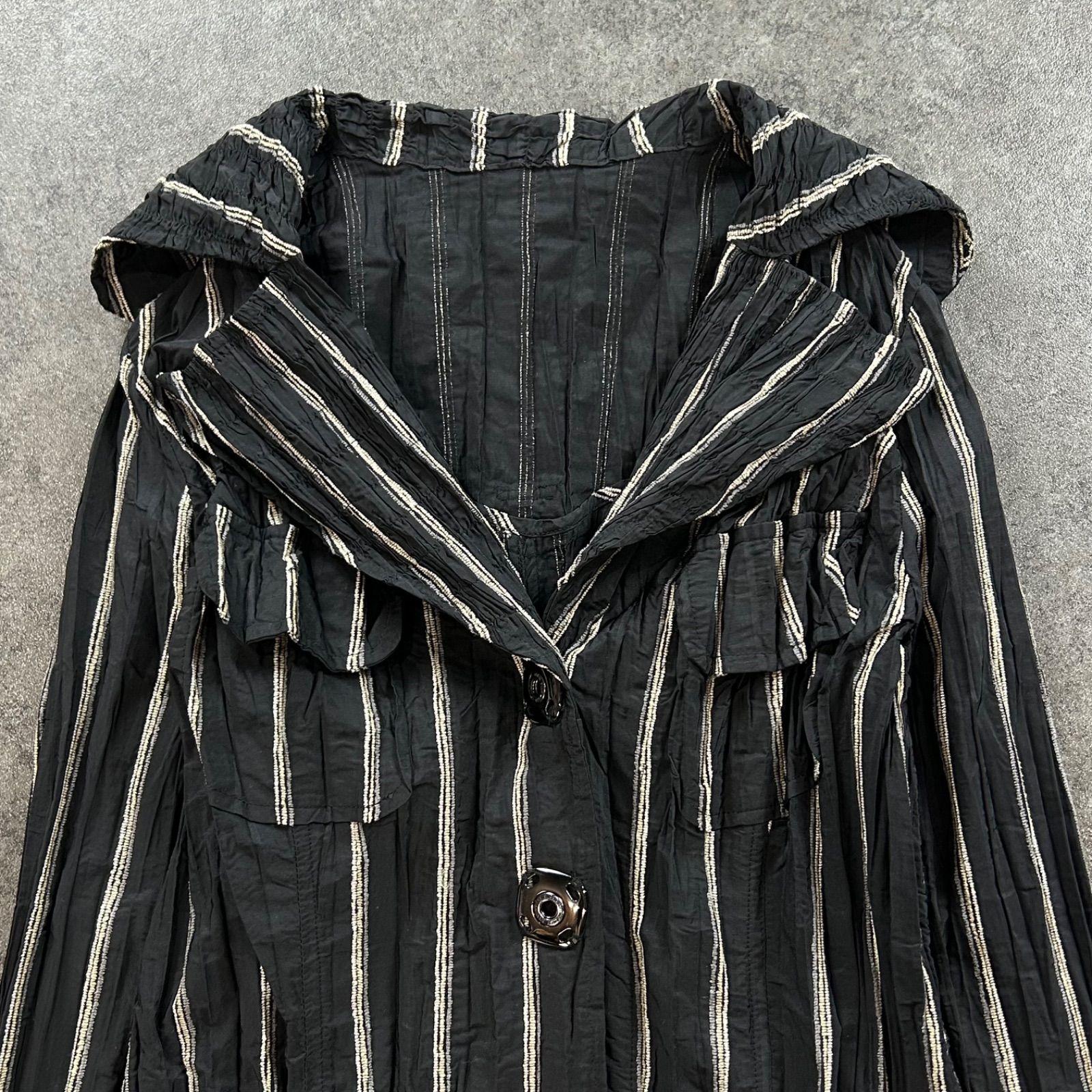 NOKO OHNO ノコオーノ 長袖 デザイン プリーツ カーディガン セーラー