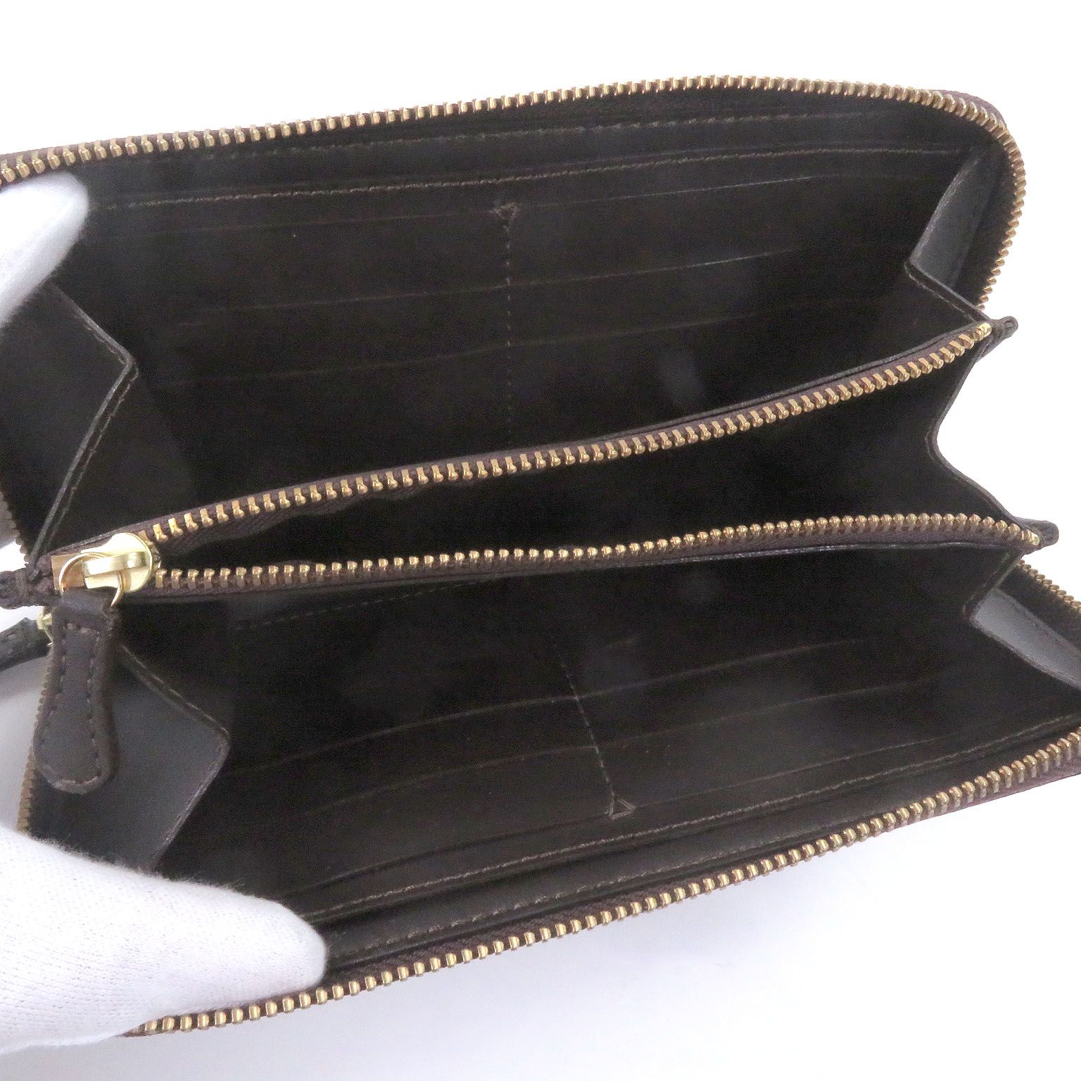 未使用品□Felisi フェリージ 798/3 レザー クロコダイル型押し