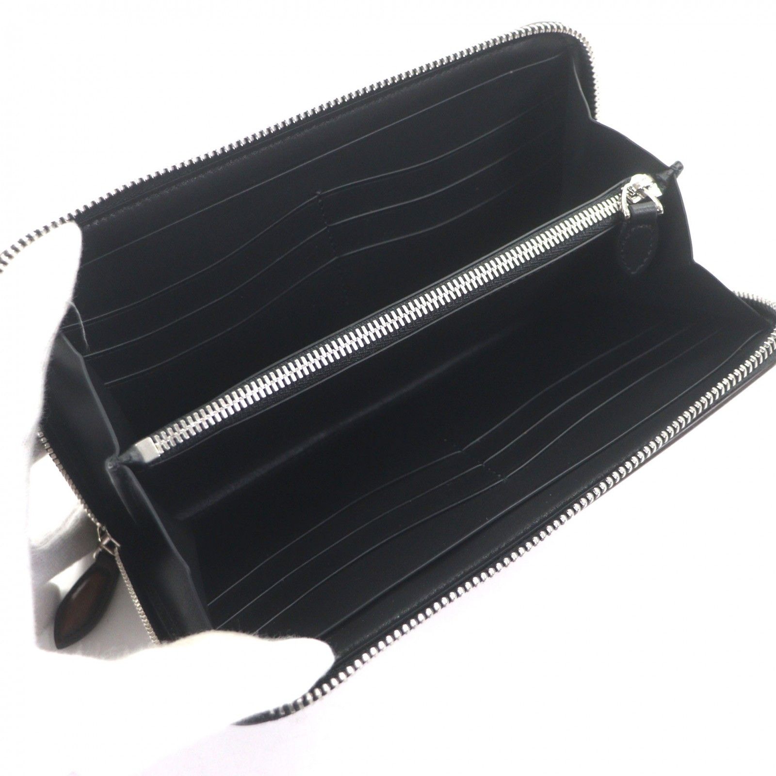 BERLUTI ベルルッティ　イタウバ 　レザー　カリグラフィ　ラウンドジップ 未使用品▽BERLUTI ベルルッティ 2024年製 イタウバ レザー