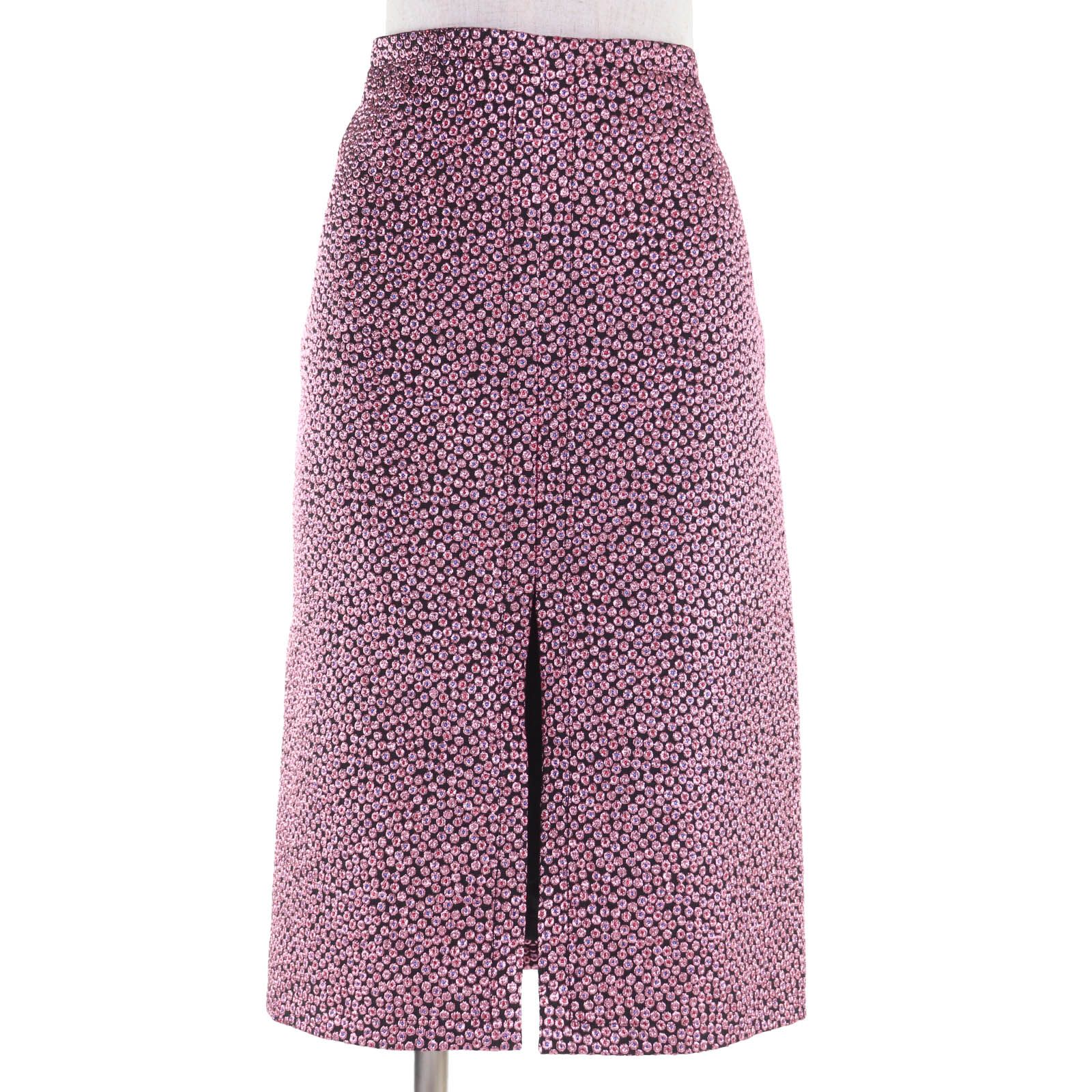 極美品◇DRIES VAN NOTEN ドリスヴァンノッテン シルク混 メタリック