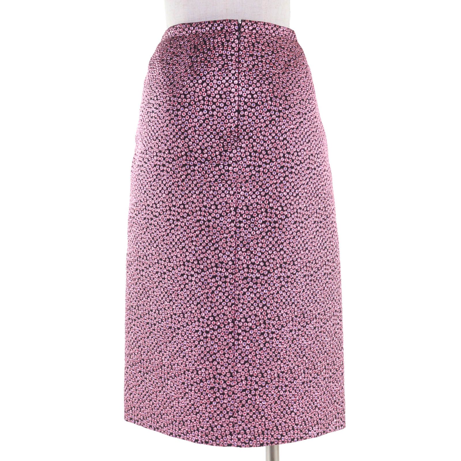 極美品◇DRIES VAN NOTEN ドリスヴァンノッテン シルク混 メタリック