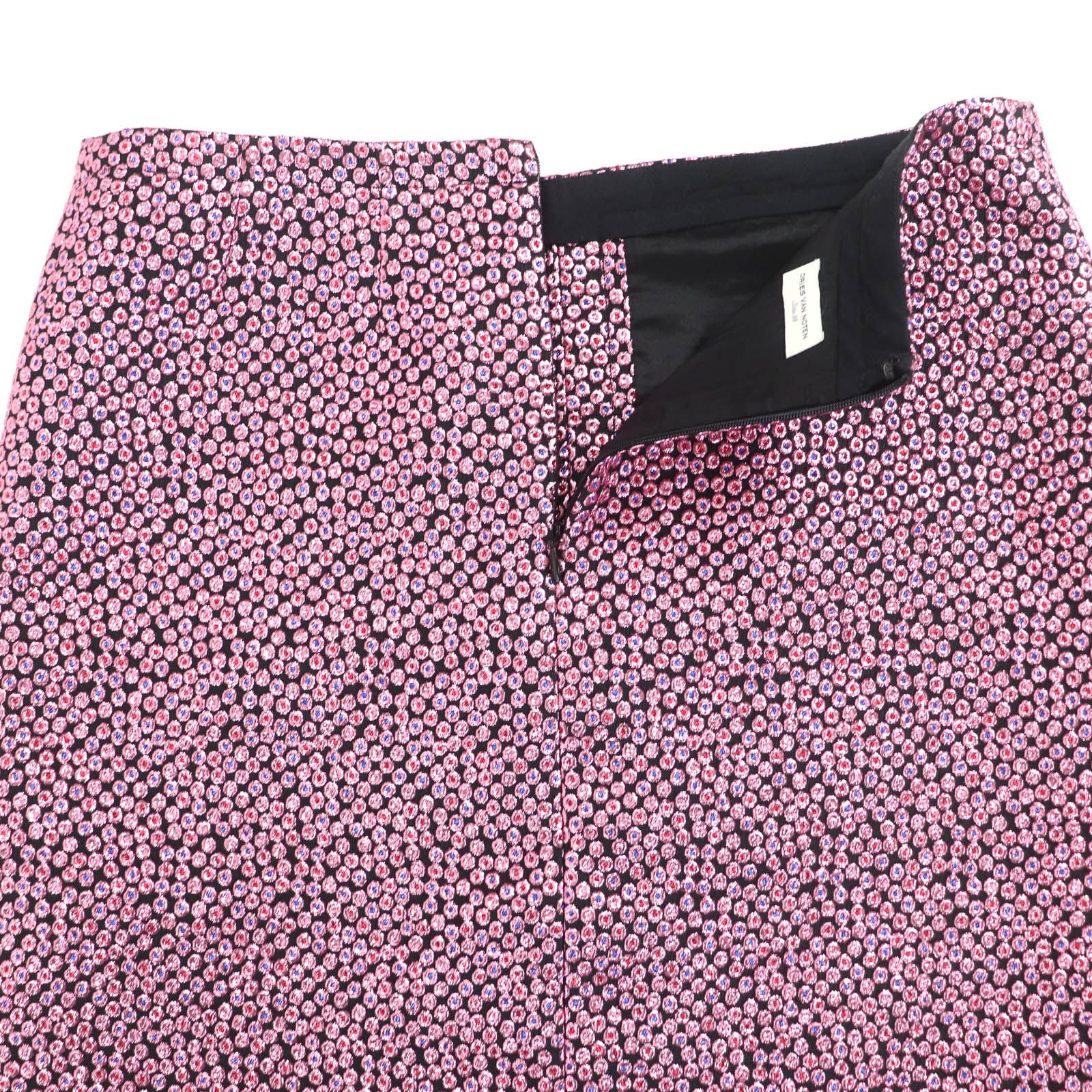 極美品◇DRIES VAN NOTEN ドリスヴァンノッテン シルク混 メタリック