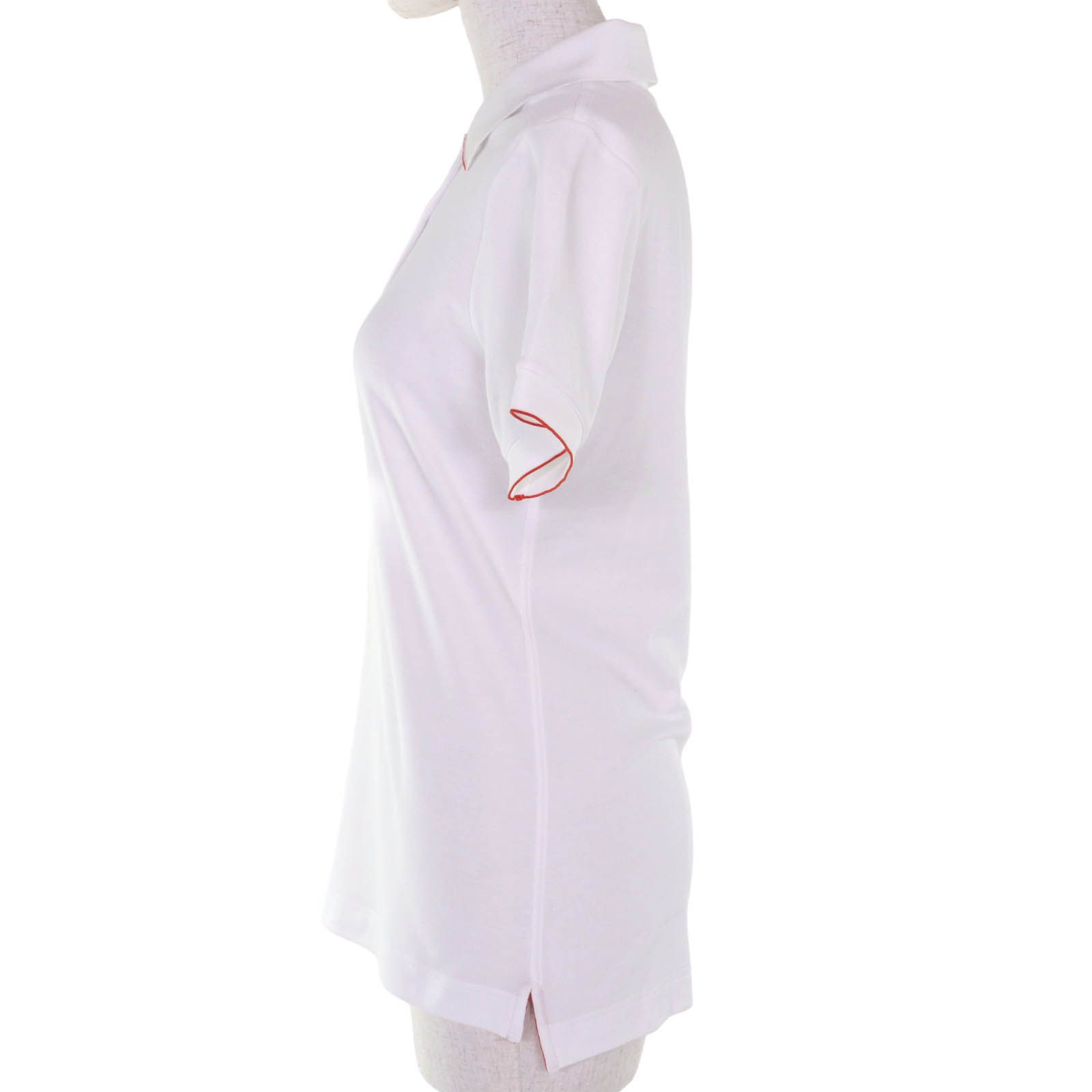 未使用品◇HERMES エルメス セリエボタン付き ショートスリーブ