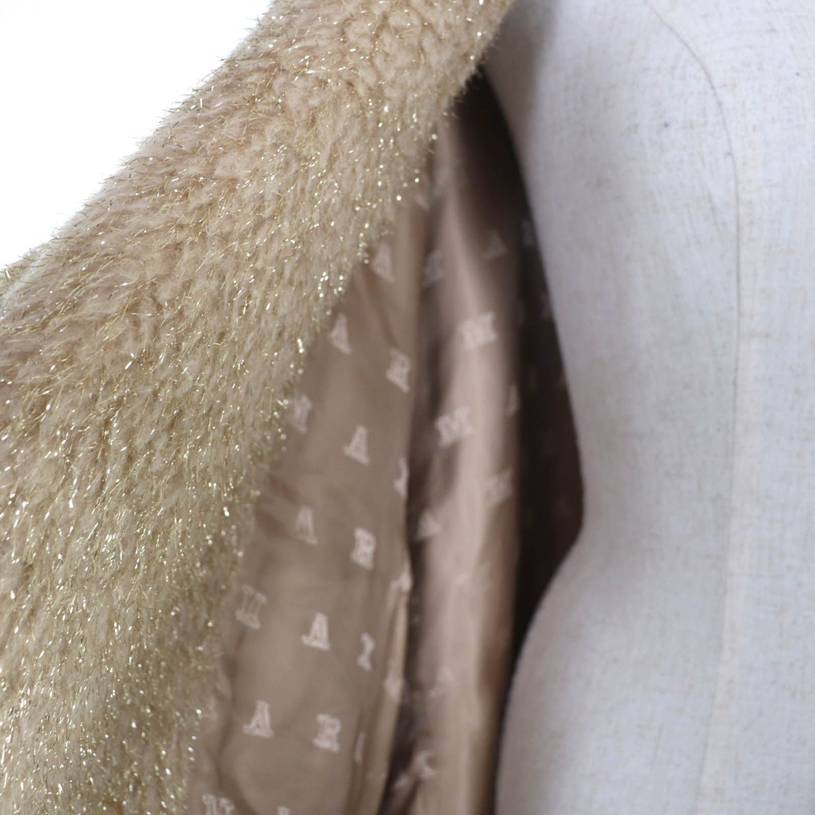 極美品☆Max Mara マックスマーラ 101101016 テディベアコート  