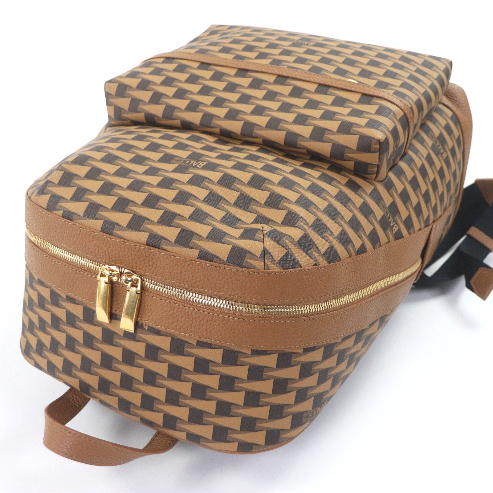 未使用品□BALLY バリー 6304856 PENNANT ペナント レザー