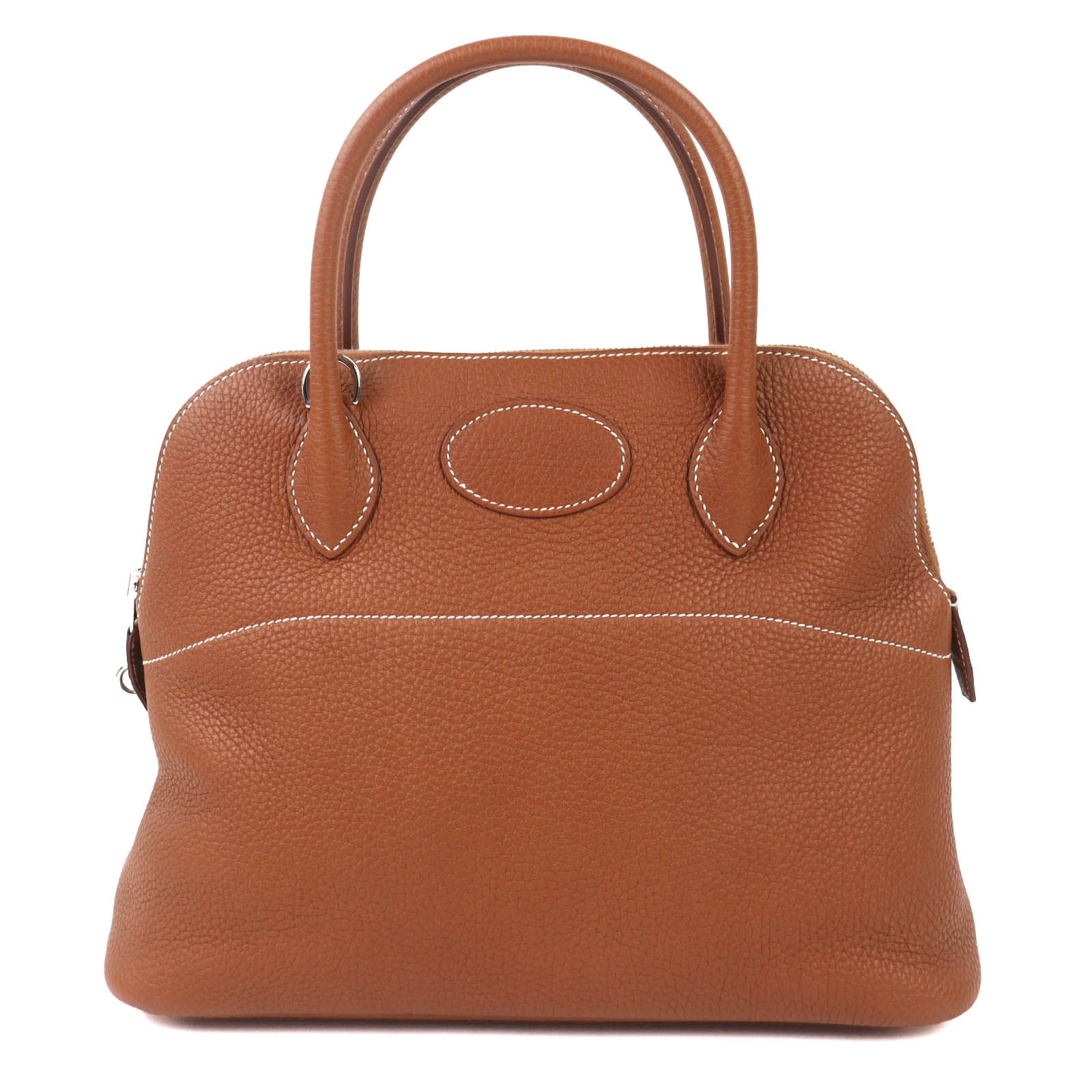 エルメスボリード31ダークブラウン トリヨンクレマンスシルバー金具トートバッグ エルメスボリード31ダークブラウン トリヨンクレマンスシルバー金具