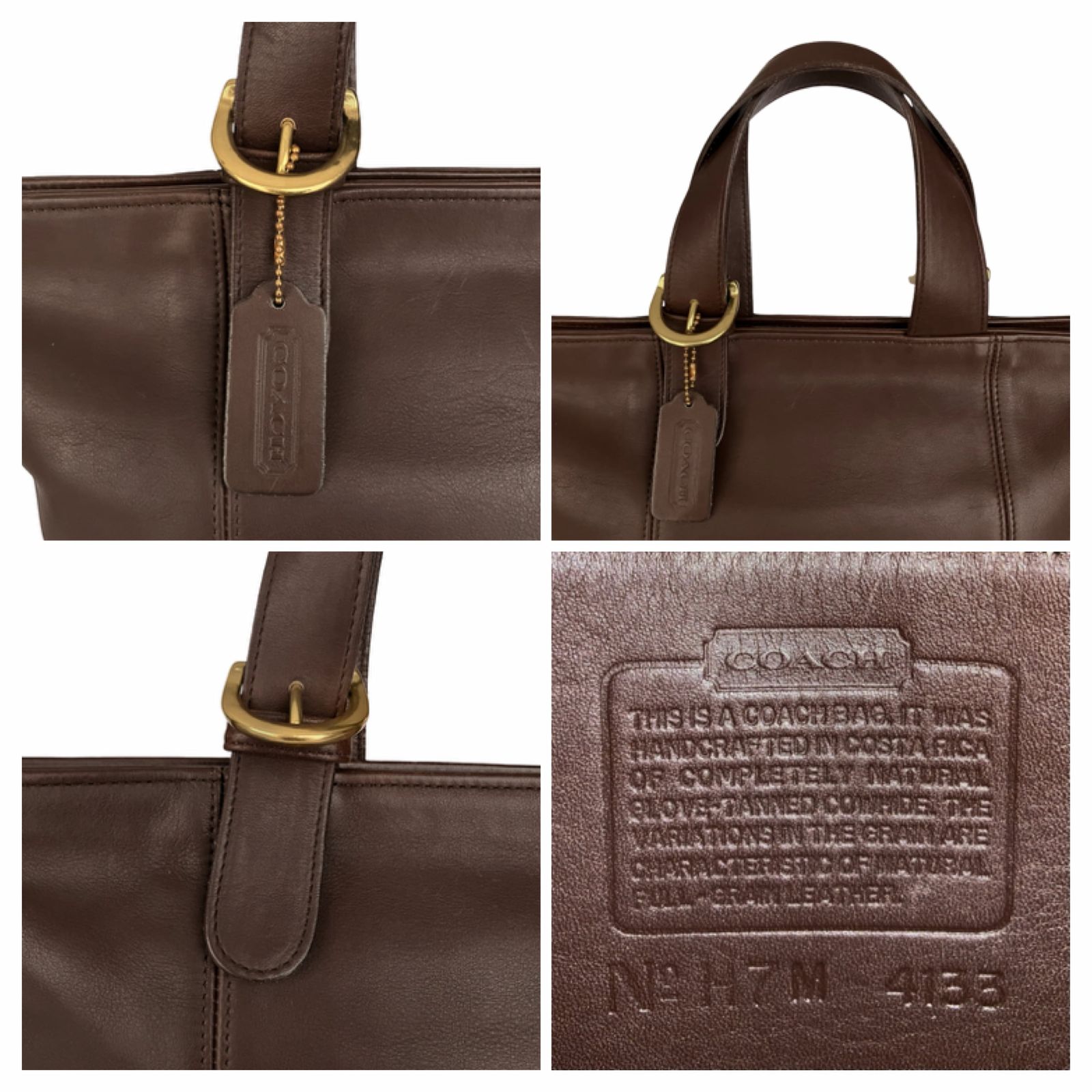COACH コーチ オールドコーチ オールレザー トートバッグ ハンドバッグ 