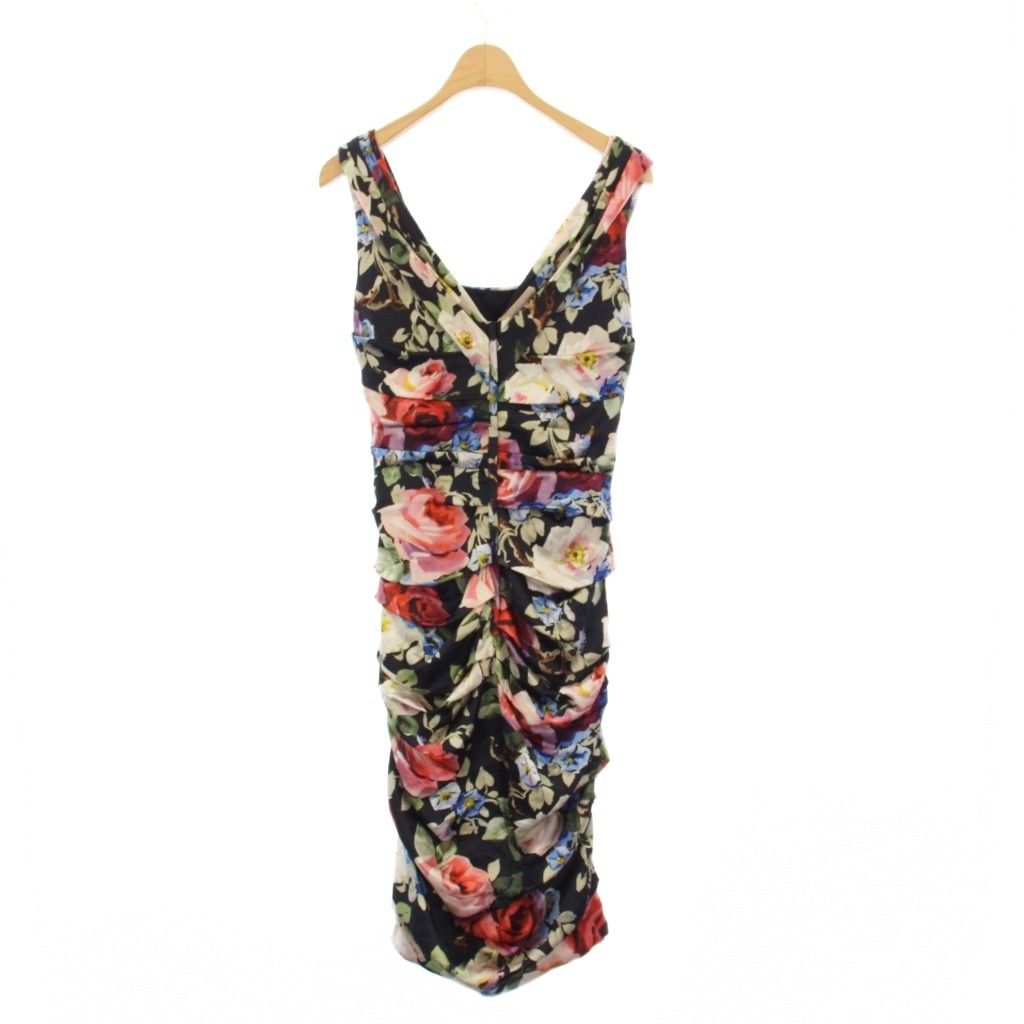 Dolce & Gabbana 花柄ノースリーブワンピース ドルチェ&ガッバーナ ドルガバ DOLCE&GABBANA ノースリーブワンピース