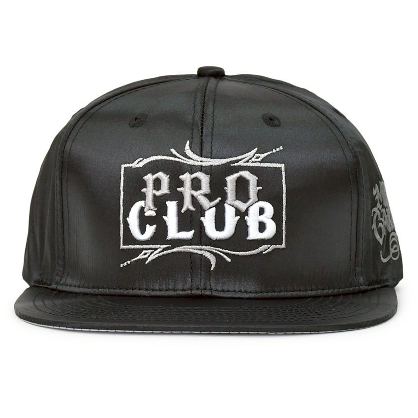 限定コラボ】PRO CLUB × MISTER CARTOON サテン キャップ スナップ