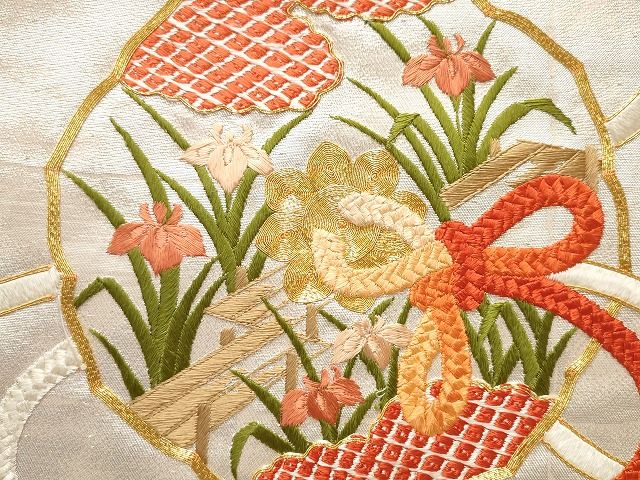 平和屋本店□名古屋帯 まとめて100点 鶴 孔雀 蝶 花柄 手描き 駒刺繍