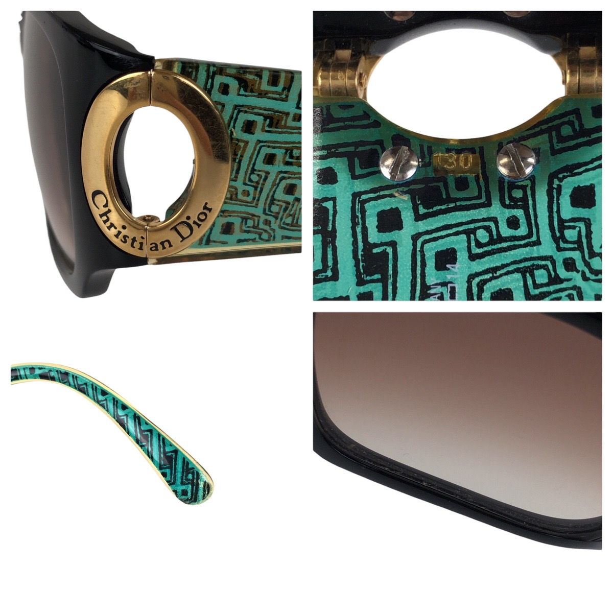 Christian Dior クリスチャンディオール ヴィンテージ グリーン