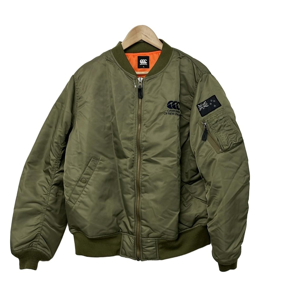 CANTERBURY(カンタベリー) ブルゾン サイズXL メンズ美品 - カーキ