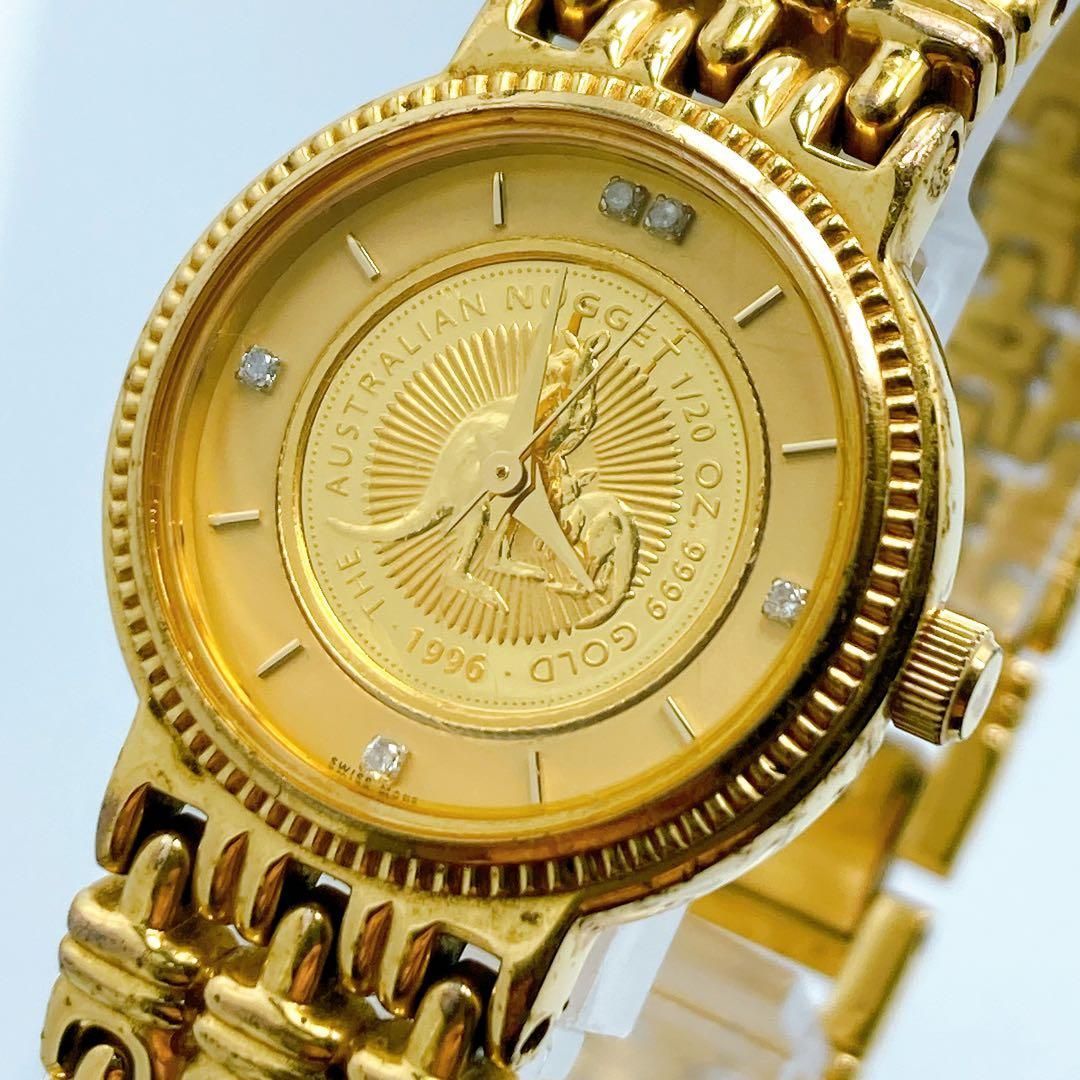 658 ロイヤルモントレス コインウォッチ RM-008 ゴールド 腕時計 - メルカリ