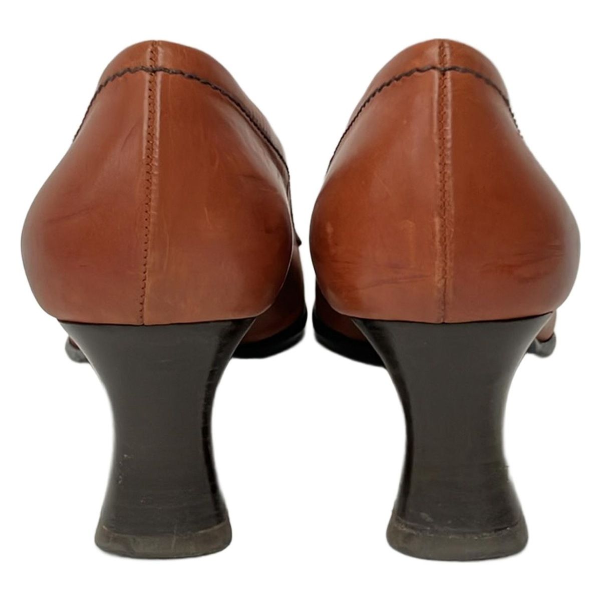 PRADA(プラダ) パンプス 37 1/2 レディース - ブラウン アウトソール張