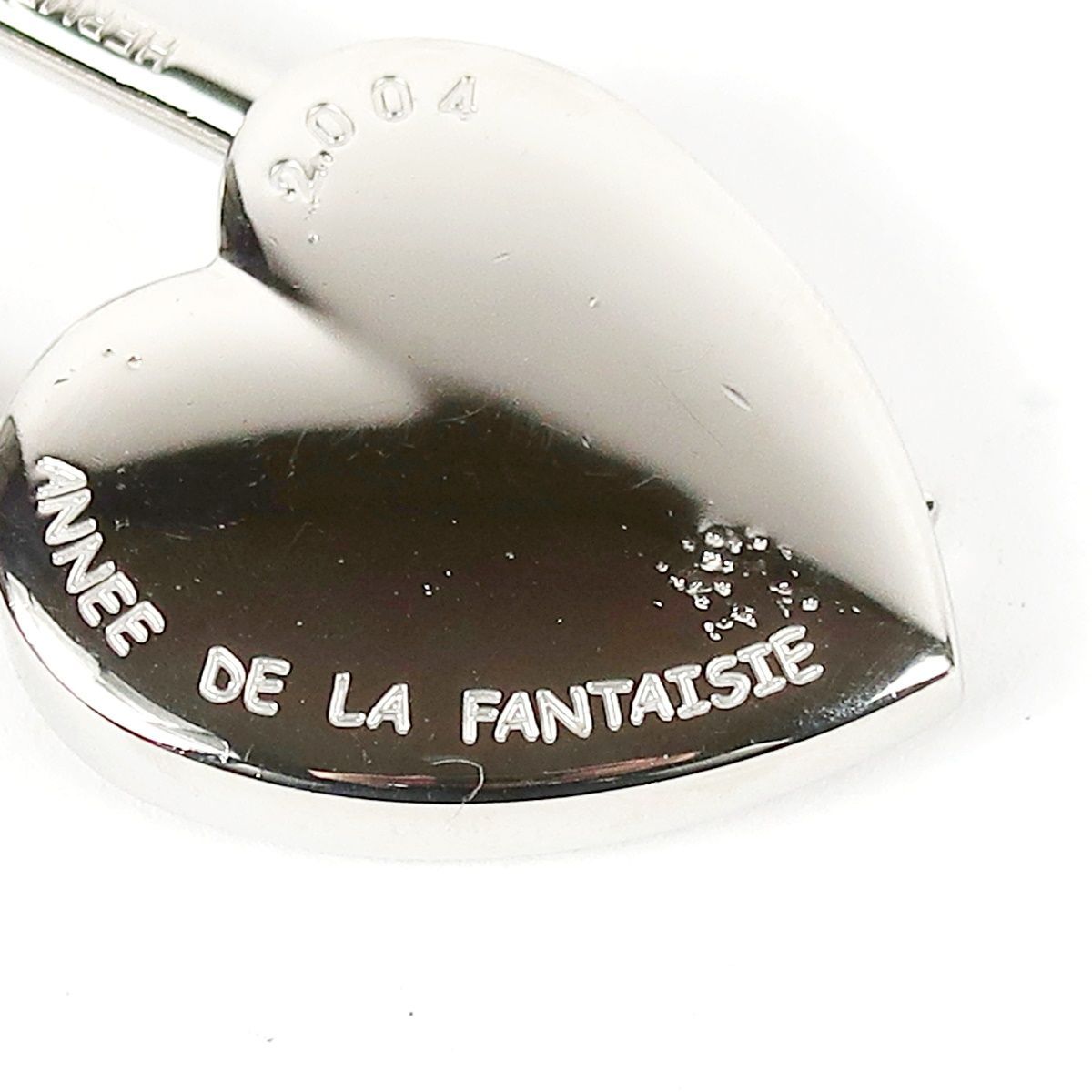 美品】HERMES エルメス 2004年限定 シルバー カデナ ハート