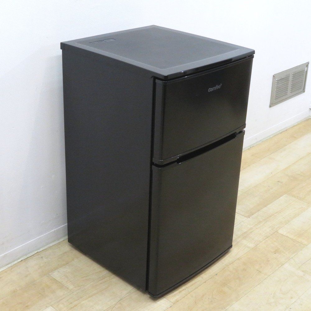 Comfee' 冷凍冷蔵庫 RCT90BL(E) ブラック 2023年製 ノンフロン 90L 右