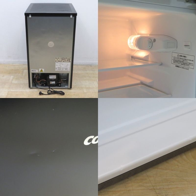 Comfee' 冷凍冷蔵庫 RCT90BL(E) ブラック 2023年製 ノンフロン 90L 右