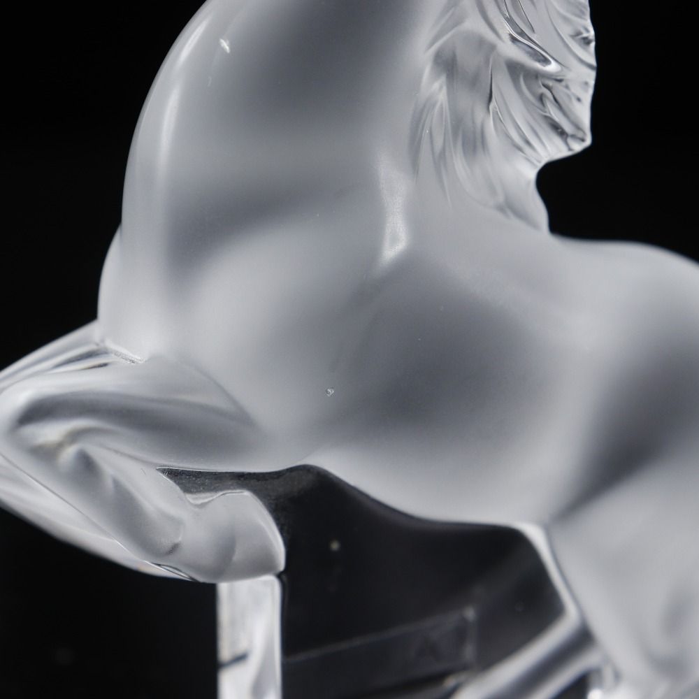 LALIQUE】ラリック シュバルカザック 走る馬 クリスタル _ 置物