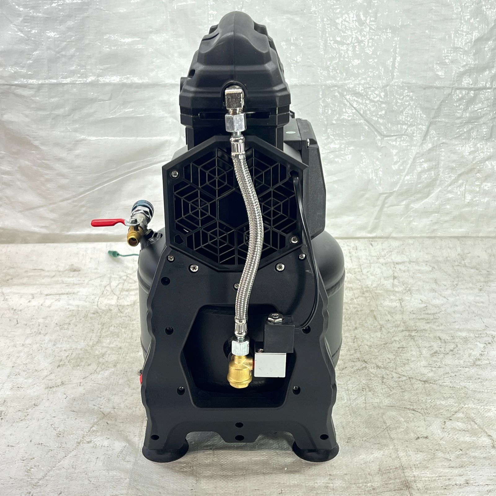  ♥ 展示品 エアーコンプレッサー 100 V 10 L YOTUKA アルミタンク オイル レス 最大圧力0.9 MPa 静音 小型 軽量 YS-DC 2082 1397 コンプレッサー エアーツール