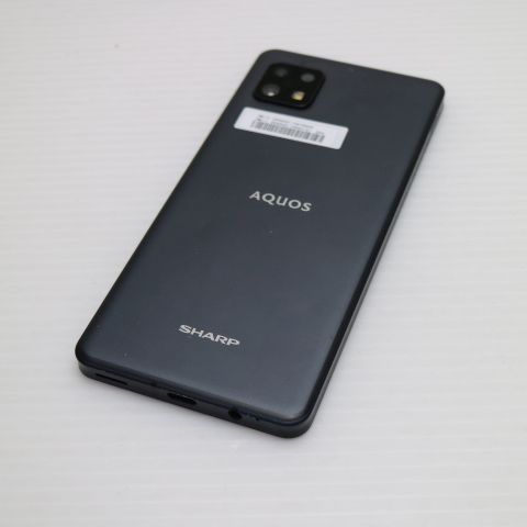美品 SIMフリー AQUOS sense6 4GB 64GB SH-RM19 ブラック スマホ 白
