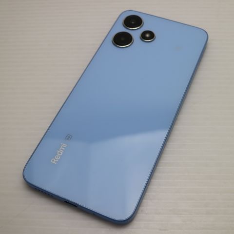 美品 SIMフリー Redmi 12 5G 128GB スカイブルー スマホ Xiaomi 即日