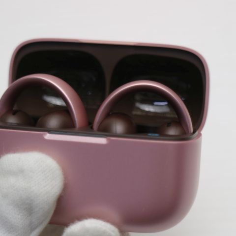 超美品 Anker Soundcore AeroClip ピンク & ブラウン オープンイヤー