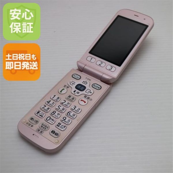 美品 F-01G らくらくホン ベーシック4 ピンク 即日発送 ガラケー