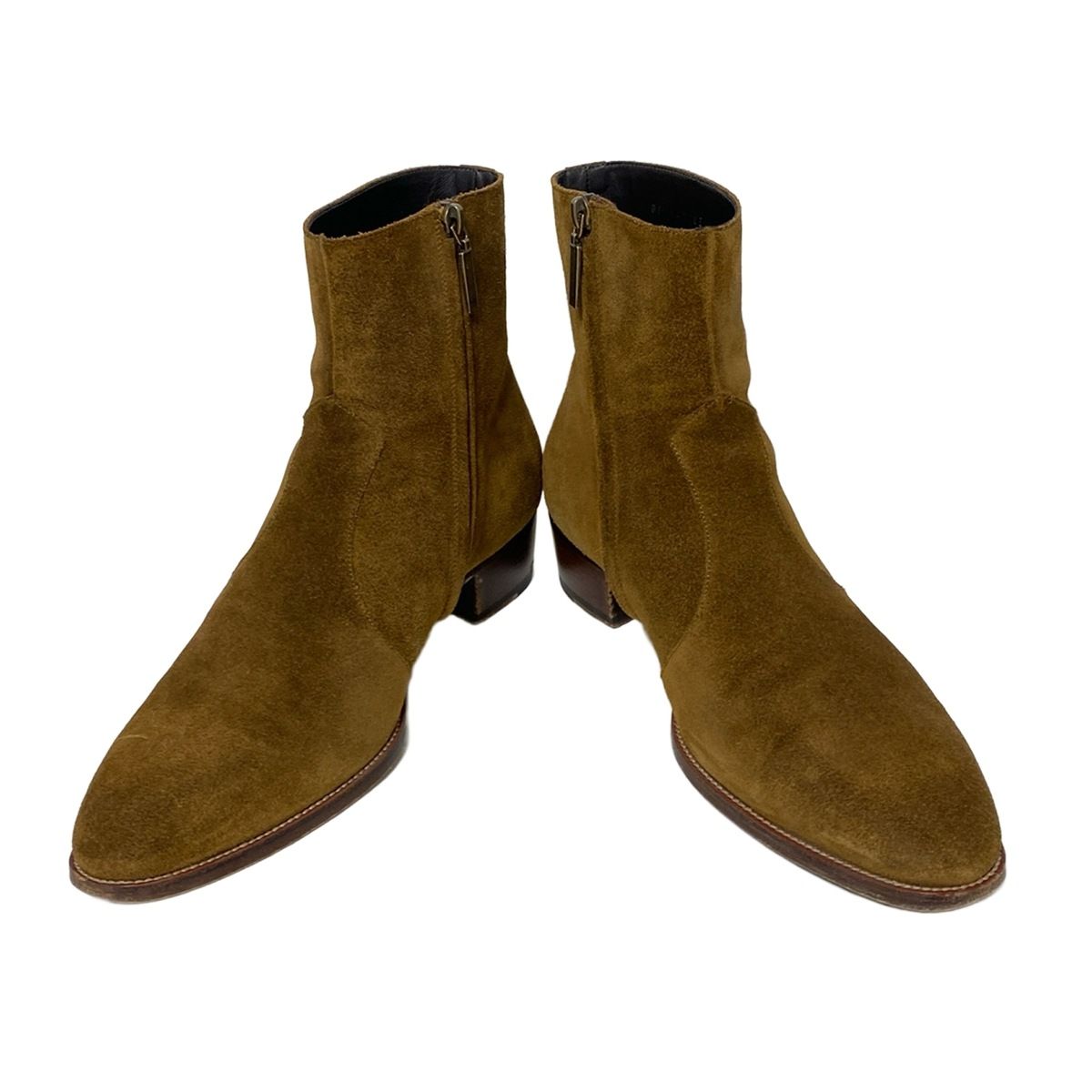 SAINT LAURENT PARIS ショートブーツ サンローラン パリ SAINT LAURENT PARIS YSLロゴ レザー ショート