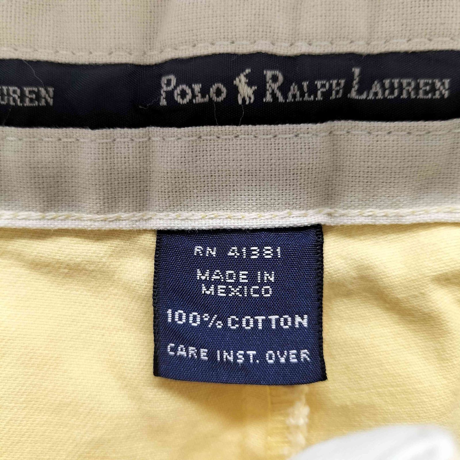 ラルフローレン RALPH LAUREN POLO CHINO 2タック コットン チノパン