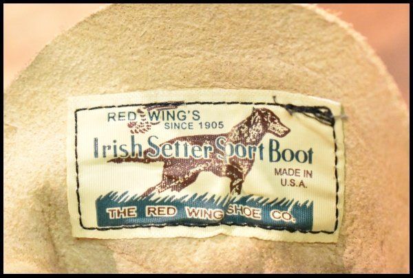8.5E 箱付 良品 犬タグ復刻 20年】レッドウィング 8173 スエード アイ