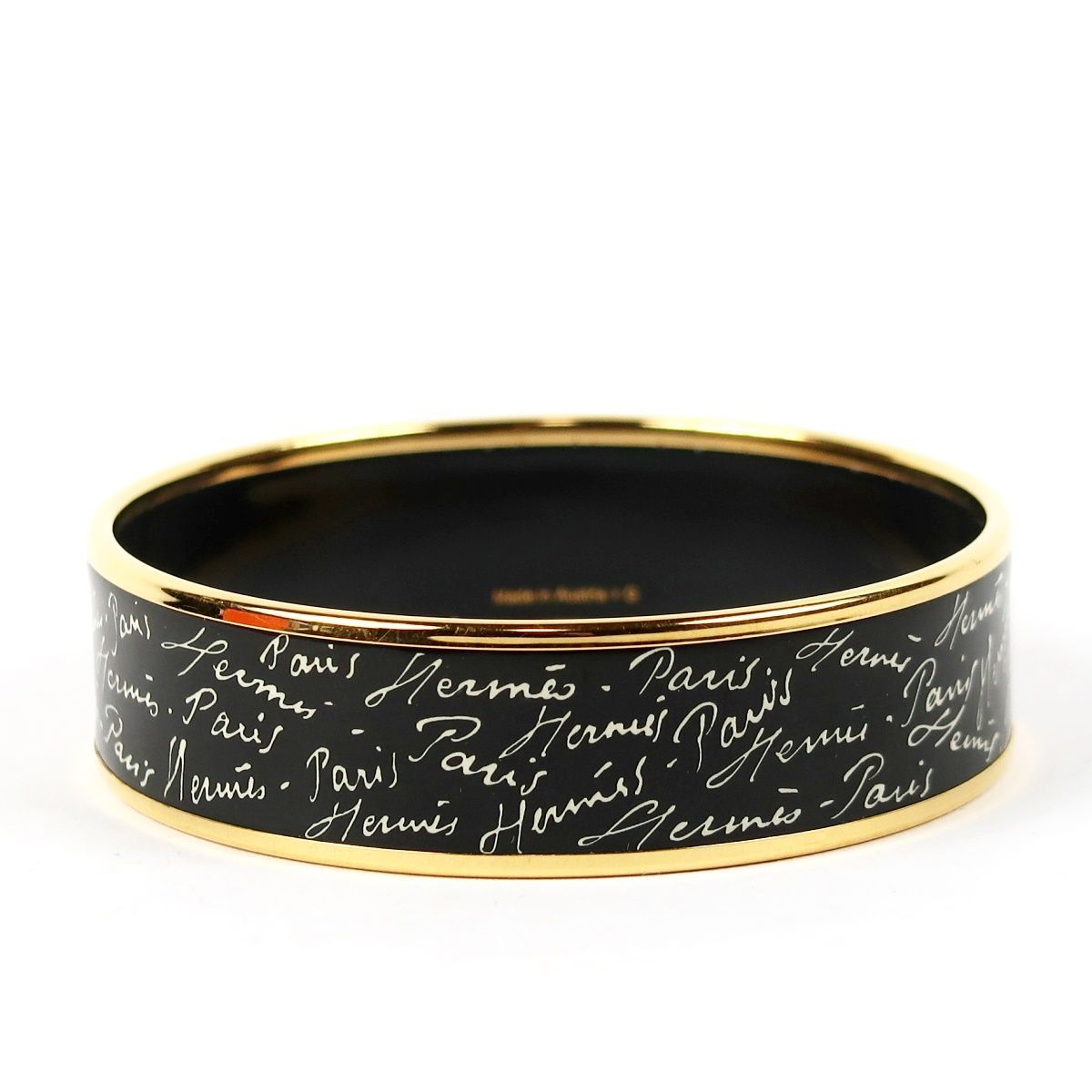 美品】HERMES エルメス 七宝焼き エマイユGM バングル ブレスレット