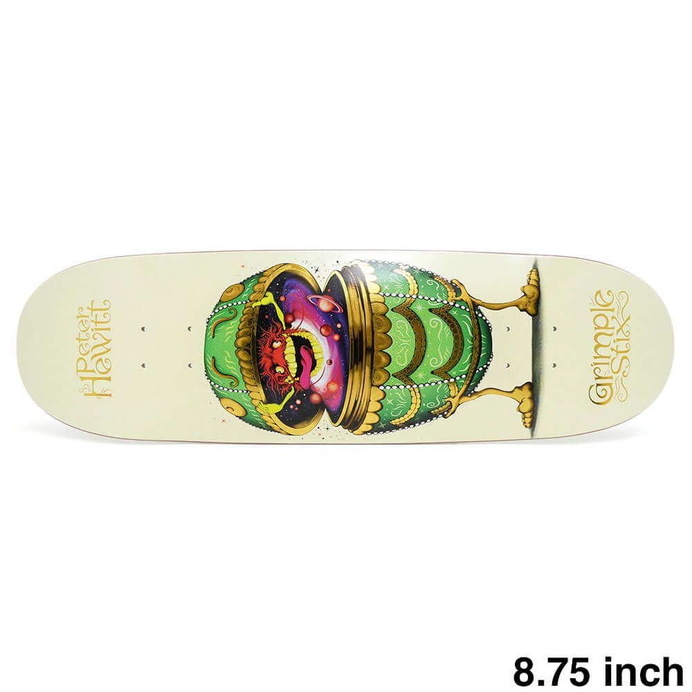 ANTIHERO DECK アンチヒーロー デッキ PETER HEWITT GRIMPLESTIX FABRAGE EGGS 8.75　スケートボード スケボー