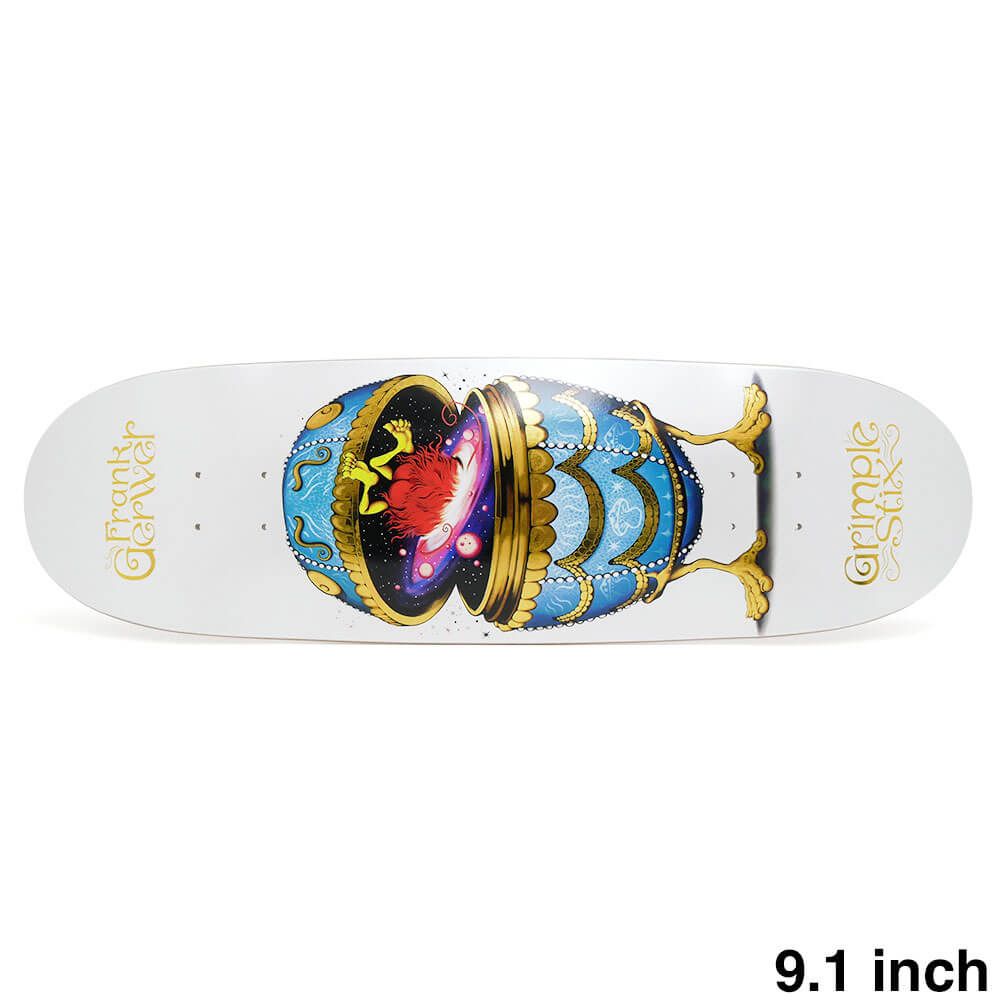ANTIHERO DECK アンチヒーロー デッキ FRANK GERWER GRIMPLESTIX FABRAGE EGGS 9.1（付属デッキテープ・11inch）　スケートボード スケボー