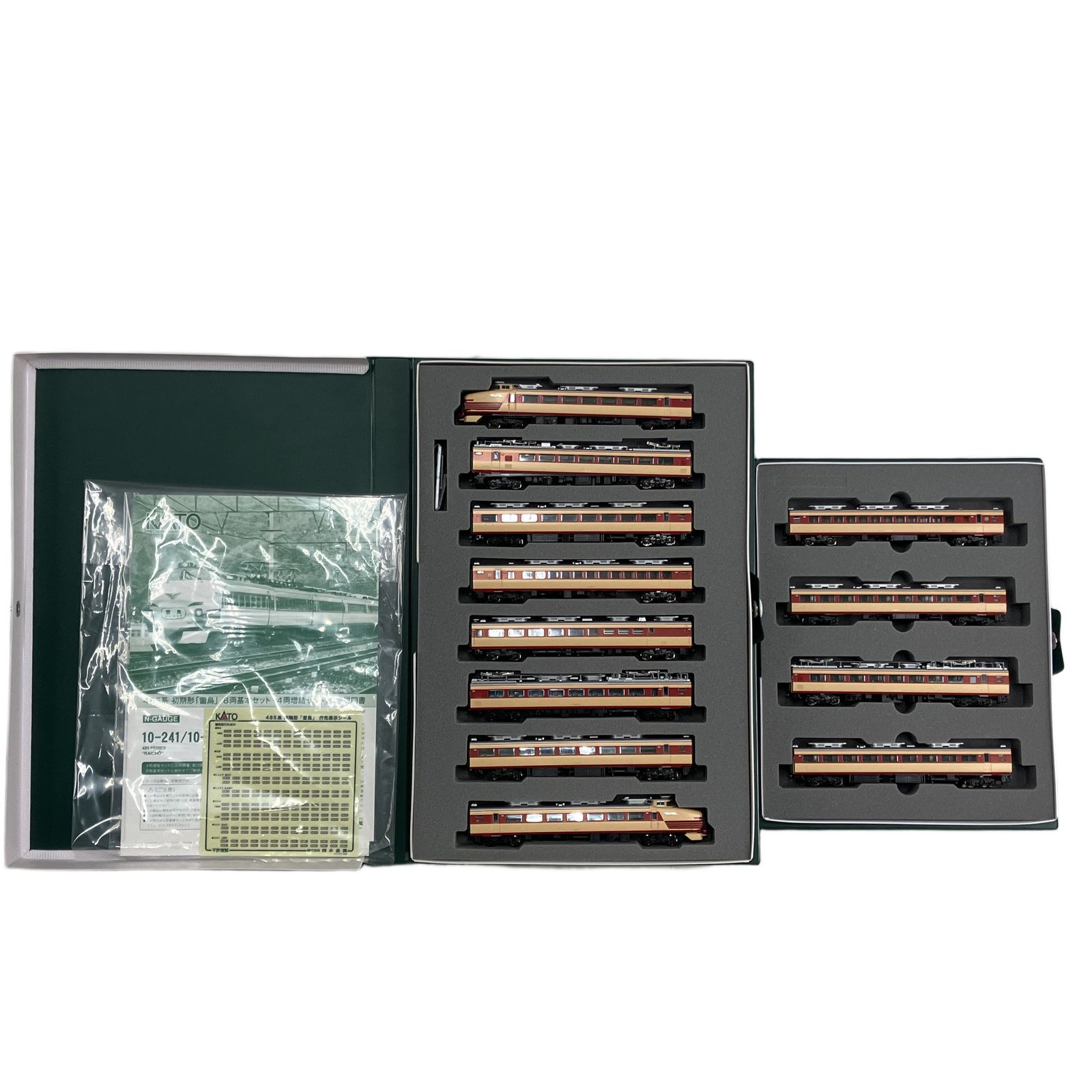 KATO 10-241 10-242 485系 初期形 雷鳥 基本増結 12両セットNゲージ