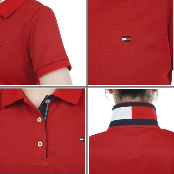 トミーヒルフィガー ゴルフ レディース ベーシックフラッグ ポロシャツ