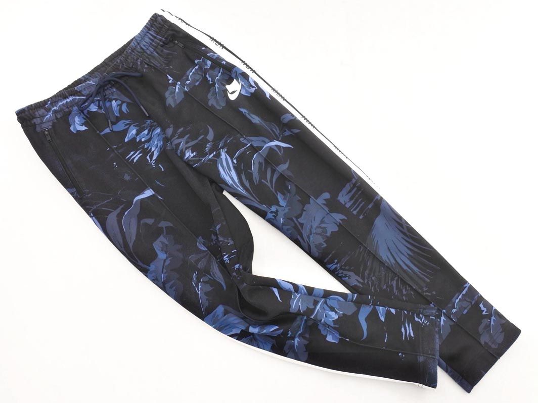 NIKE ナイキ ボタニカル柄 トラック パンツ sizeL/黒 ◇□ メンズ