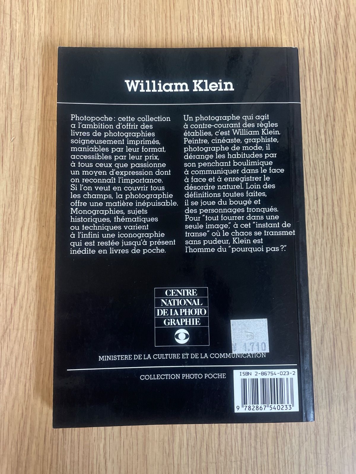 洋書 ウィリアム・クライン 写真集 William Klein / Centre National