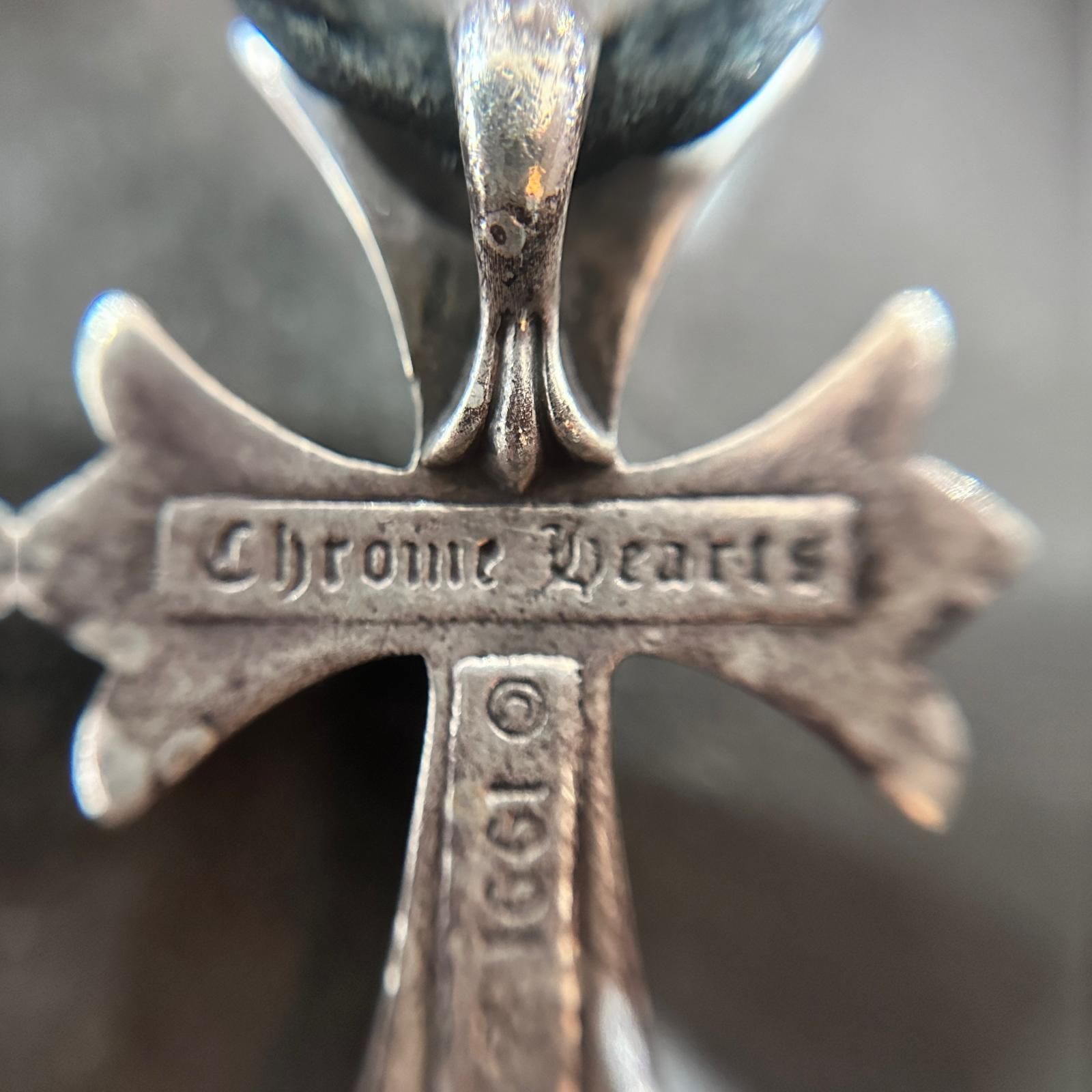 CHROME HEARTS CH CRS SML CL スモールCHクロス レザーブレイド