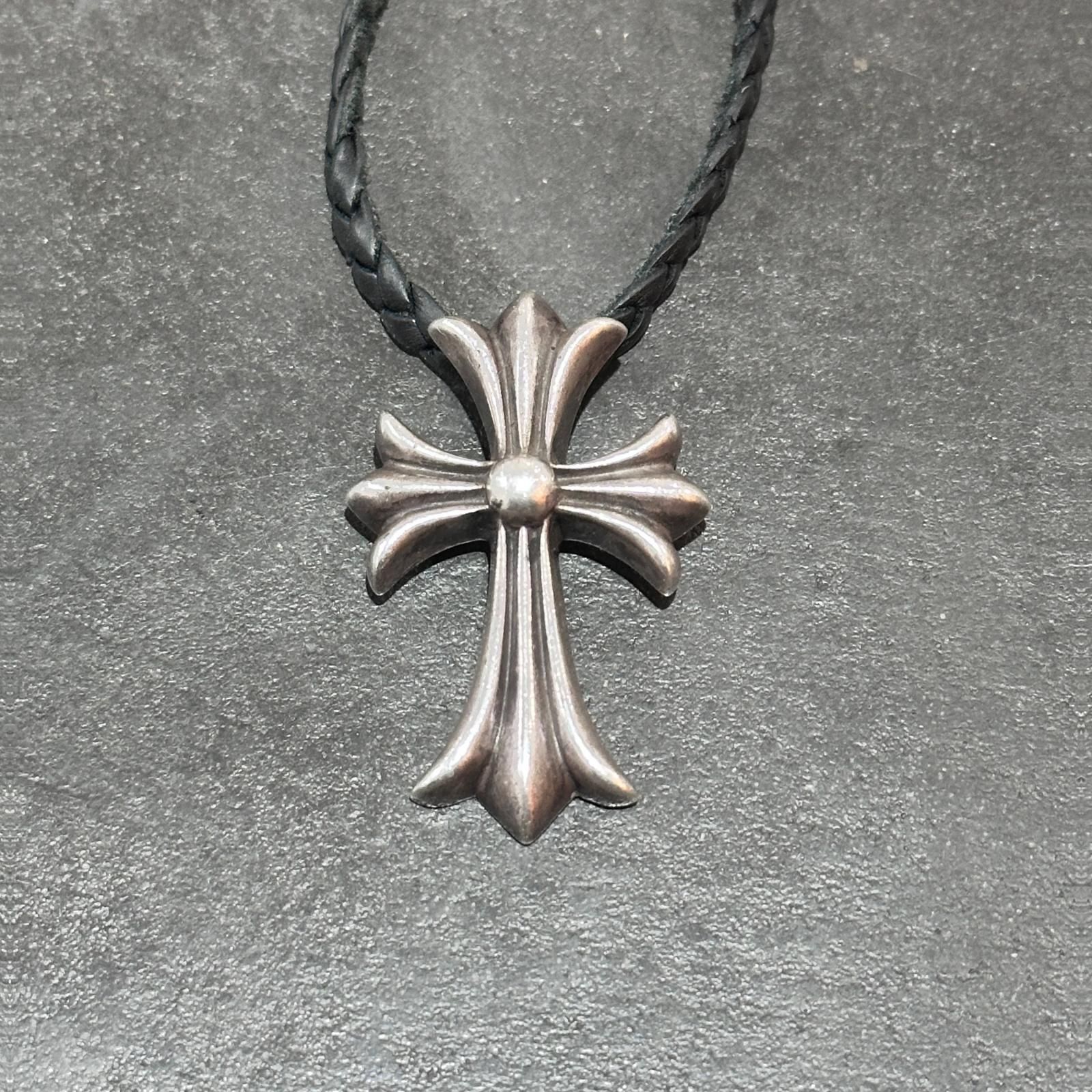 CHROME HEARTS CH CRS SML CL スモールCHクロス レザーブレイド