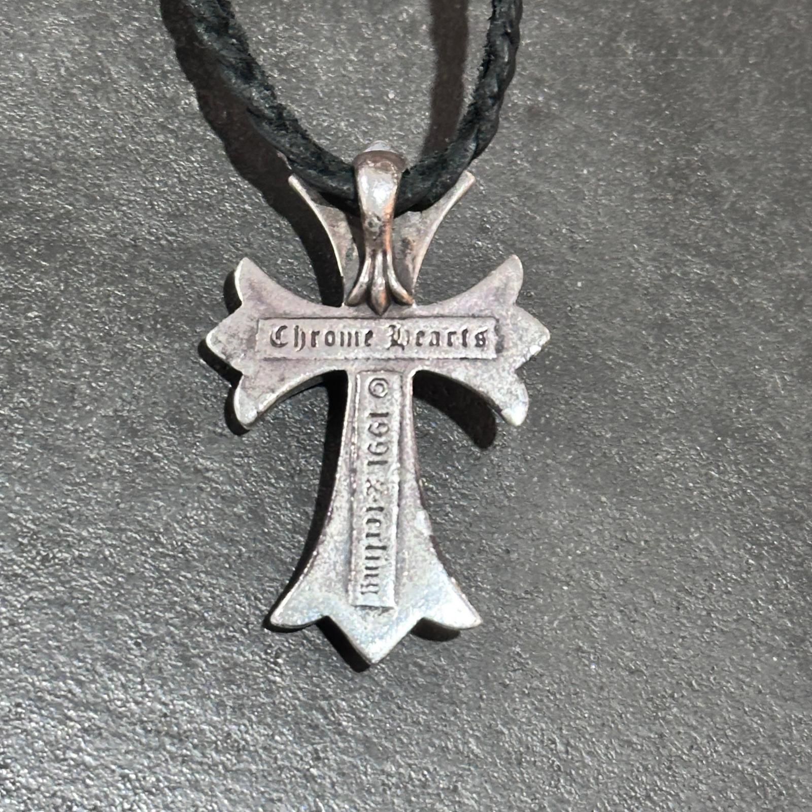 CHROME HEARTS CH CRS SML CL スモールCHクロス レザーブレイド