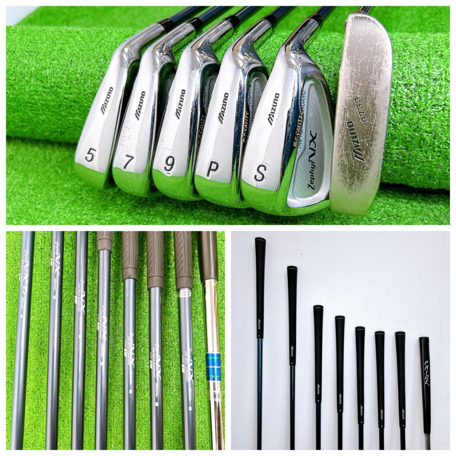 ミズノ ゼファー Zephyr NX レディースクラブセット8本 L バッグ付き