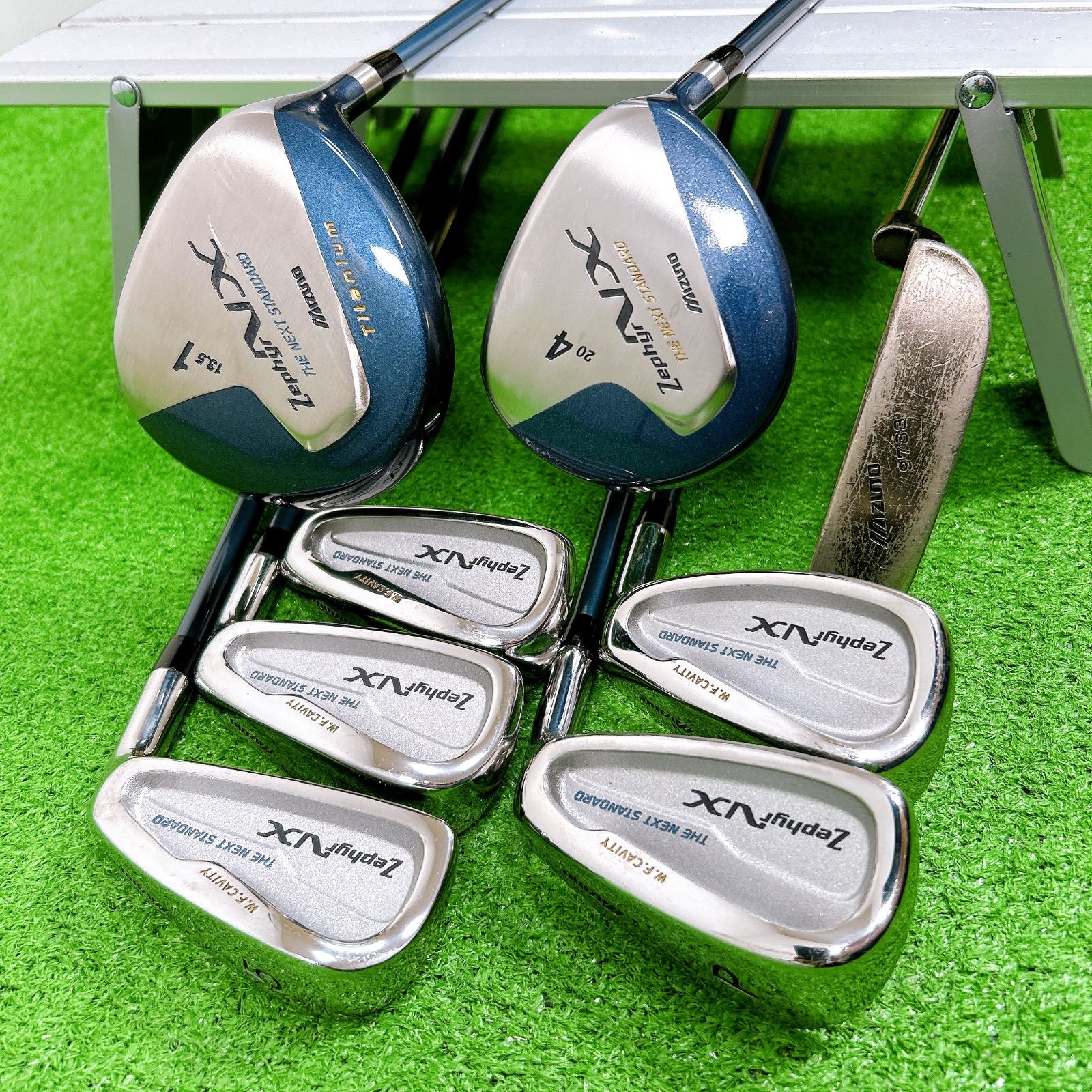 ミズノ ゼファー Zephyr NX レディースクラブセット8本 L バッグ付き