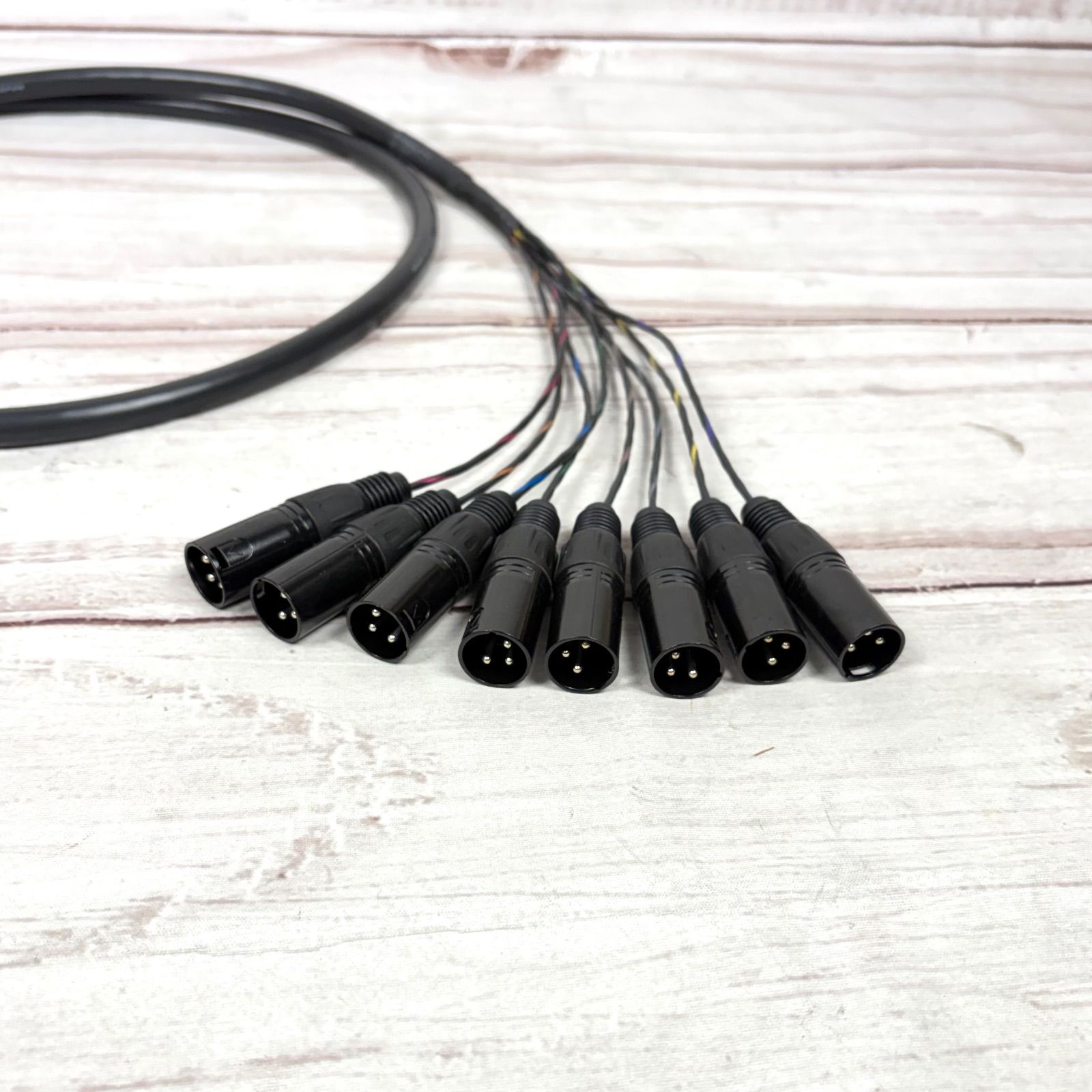 CANARE L-2T2S XLRケーブル 2m 8本セット CANARE MR202-8AT XLR 8ch マルチケーブル 2m - メルカリ