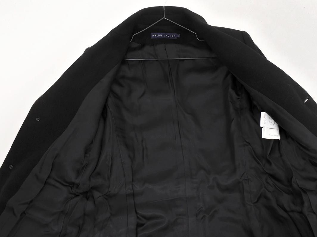 Ralph Lauren ラルフローレン カシミヤ混 チェスター コート size11/黒