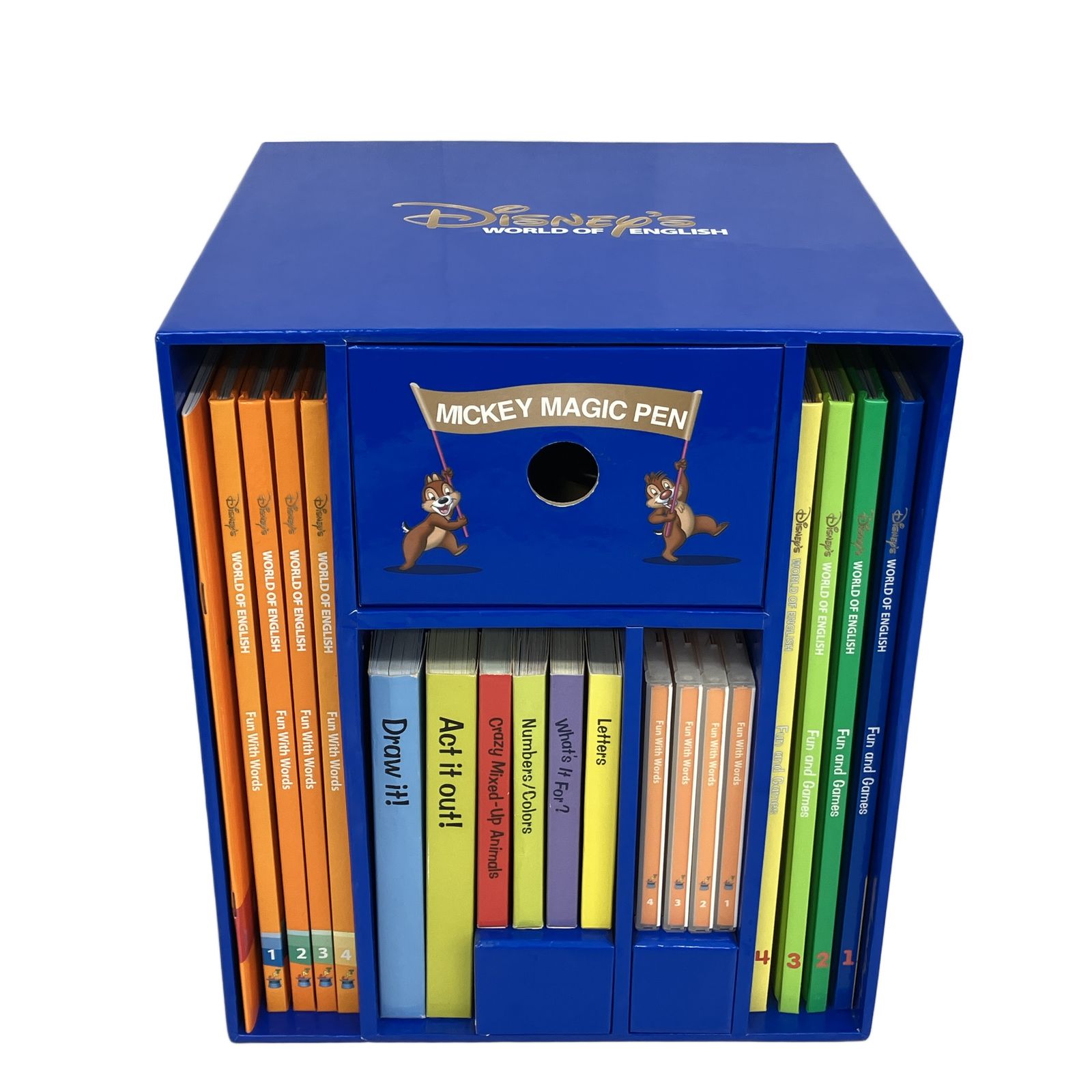 ワールドファミリー DWE レッツプレイ ミッキーマジックペン Q&Aカード