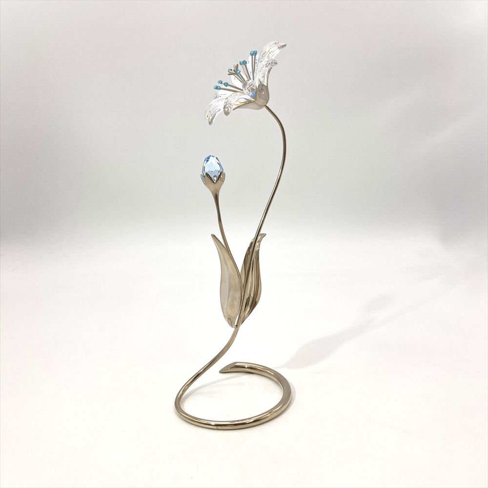 スワロフスキー SWAROVSKI デラリア アクアマリン オブジェ 置物