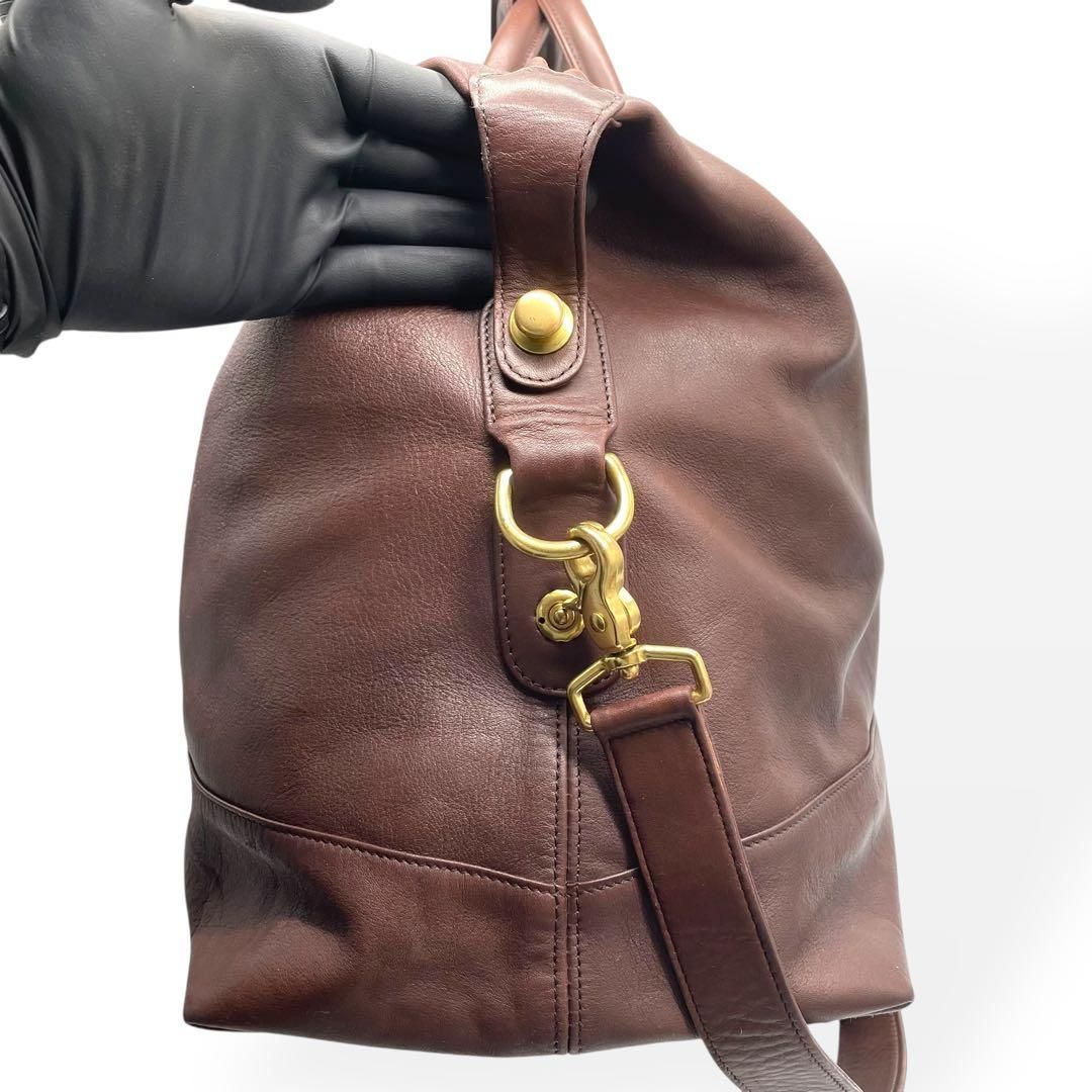極美品 COACH オールドコーチ 2way ボストンバッグ 大容量 0502 - メルカリ