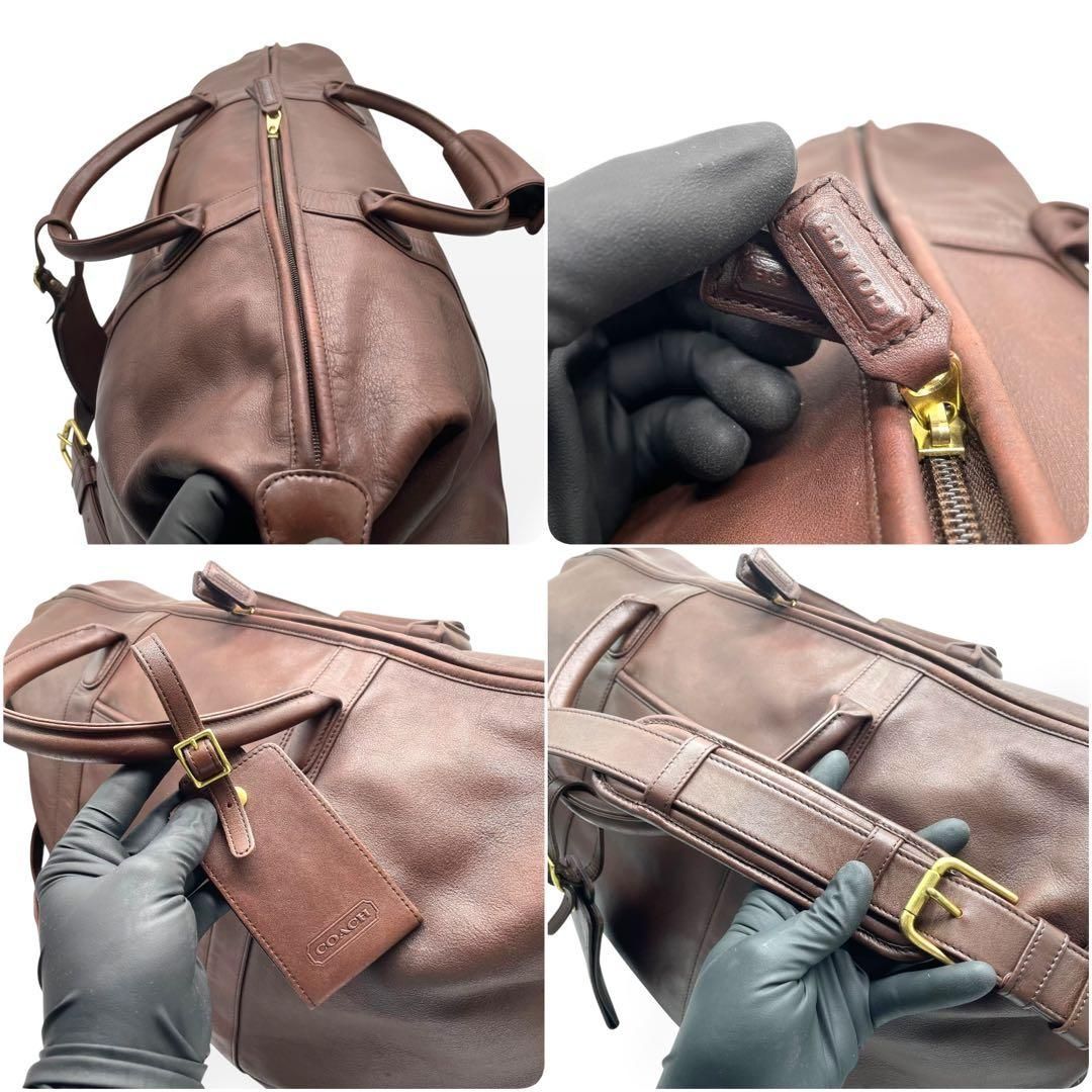 極美品 COACH オールドコーチ 2way ボストンバッグ 大容量 0502 - メルカリ