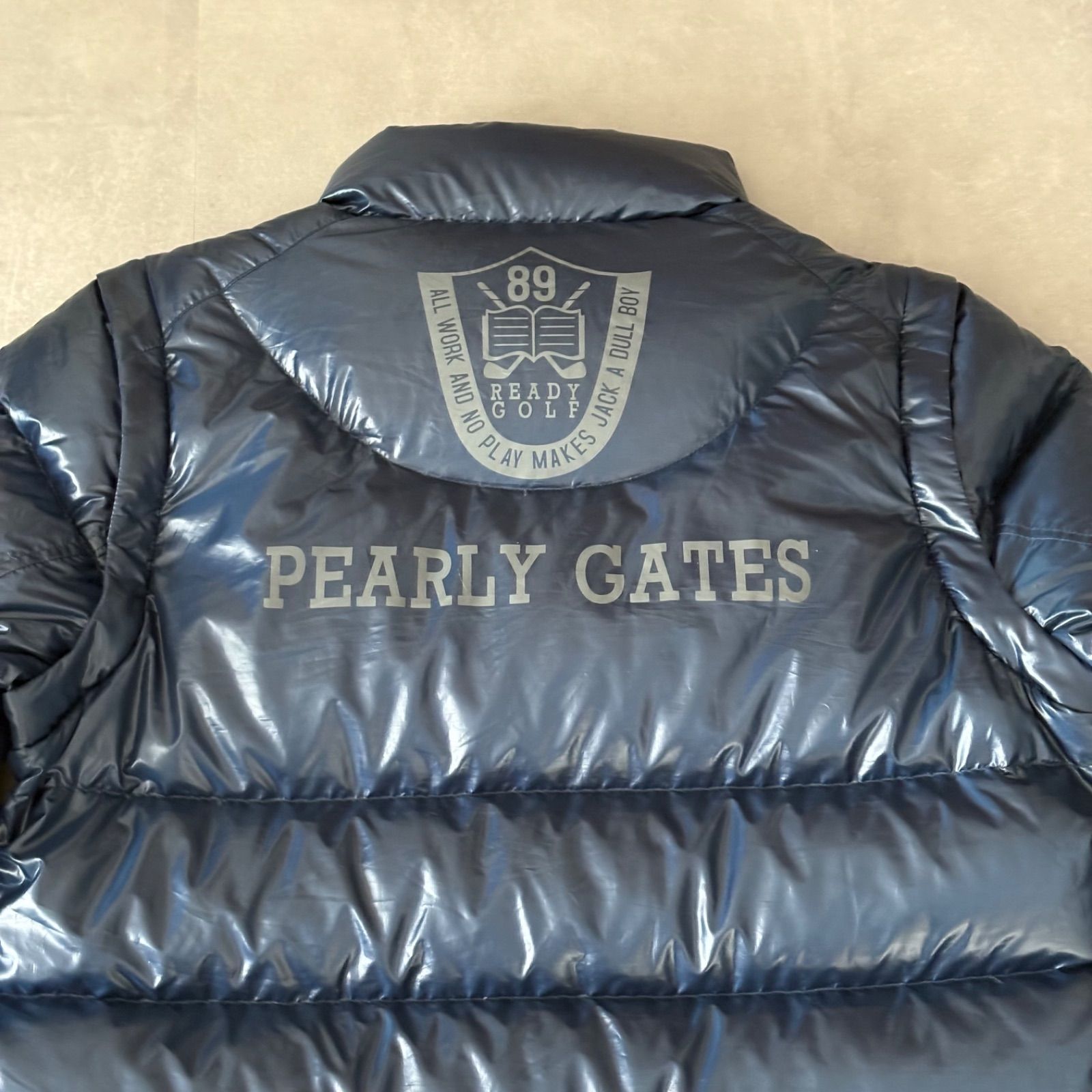 PEARLY GATES パーリーゲイツ 2WAY ダウンジャケット ベスト 保存袋付